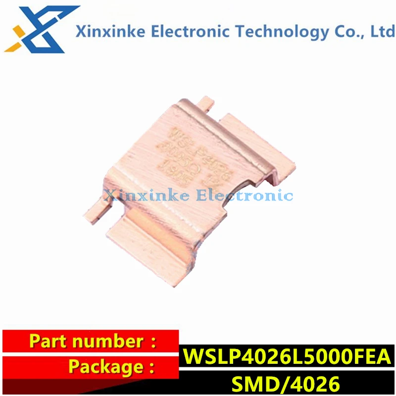 WSLP4026L5000FEA WSL4026 0.0005Ω Current Sense Resistors - SMD 7watt .0005ohm 1% Power Metal Strip Resistor 7W 0.5mΩ