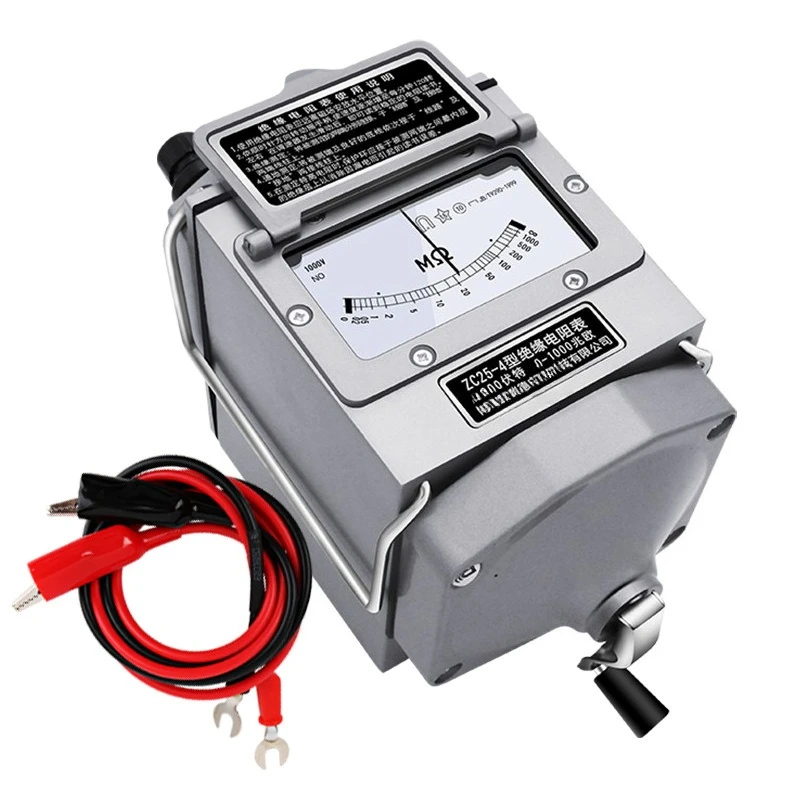 

European watch, aluminum shell grounding resistance 500V/1000V insulation resistance meter ZC25-3B/-4