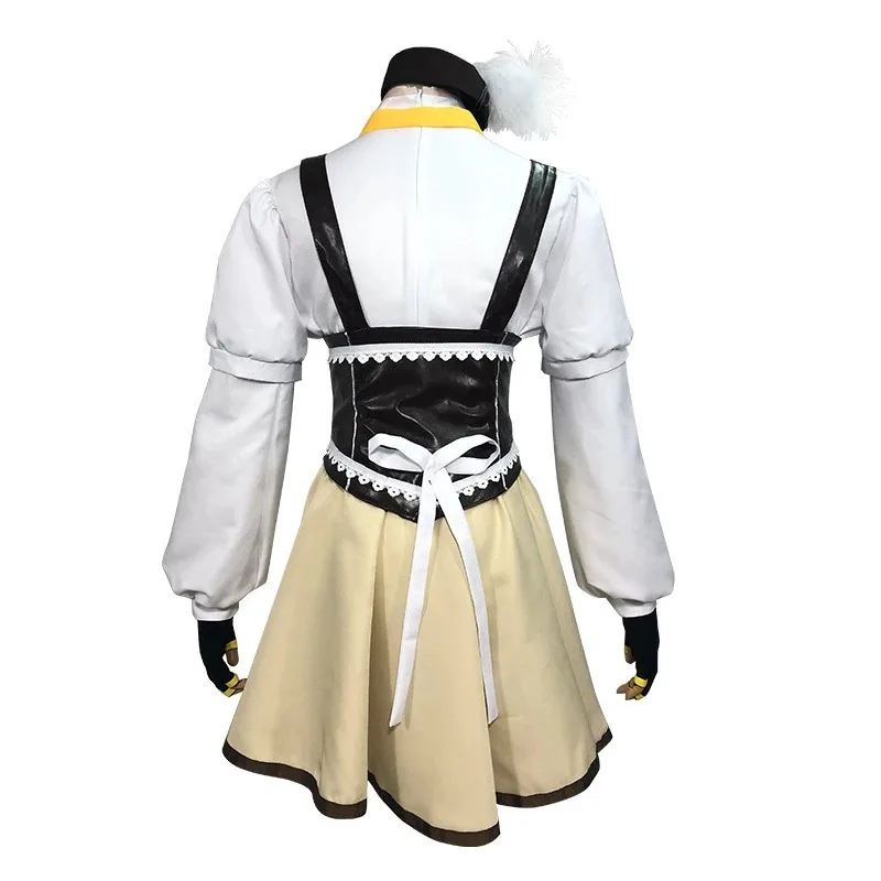 2025 Anime nuevo Puella Magi Madoka Magica Tomoe Mami disfraz Cosplay conjunto completo sombrero calcetines ☆ ★ ee ☆ ★
