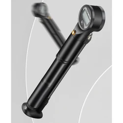 Rockbros Portable Small Electronic Watch High Pressure Double Stroke Pump 320PSI Bicycle Air Pump Cycling Tire Bike Accessories
