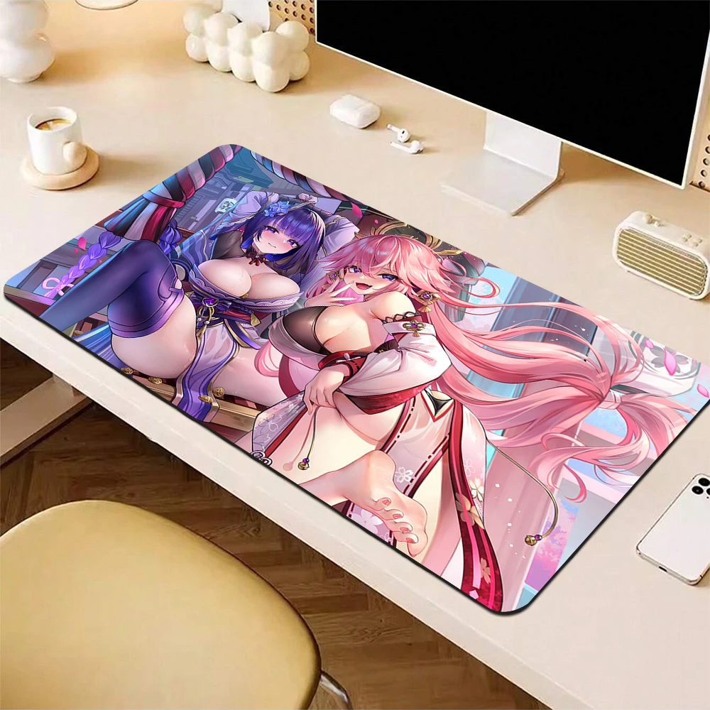 

Hentai Big Boobs Mousepad Gamer NSFW Gaming Mouse Pad Sexy Anime Girl Mouse Mat HD Print Nude Desk Mat Otaku Laptop Keyboard Pad