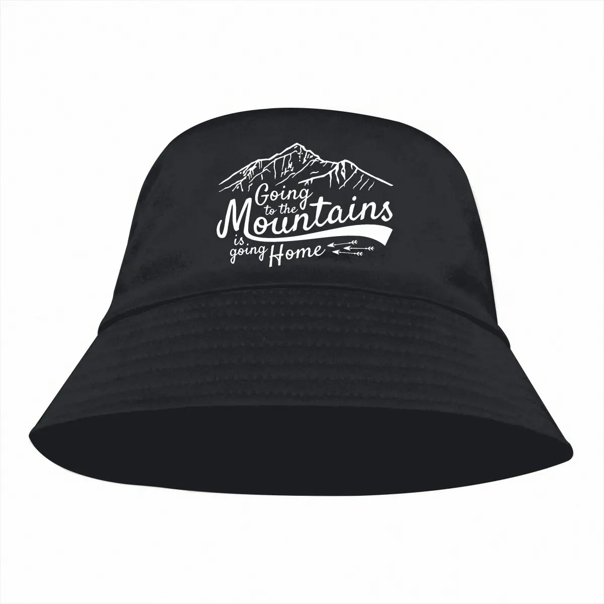 Going To The Mountains Unisex Bucket Hats MTB Hip Hop Fishing Sun Cap Fashion Style Designed