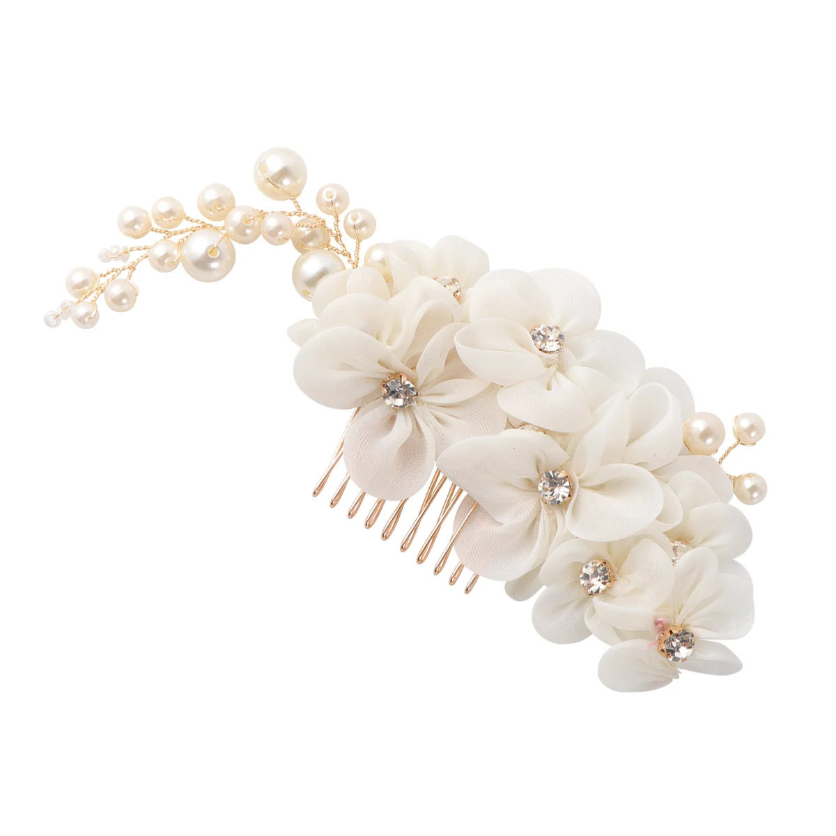 

Hair Clips for Women Bridal Accessories Pearl Hairpin Veil White Bride Barrettes