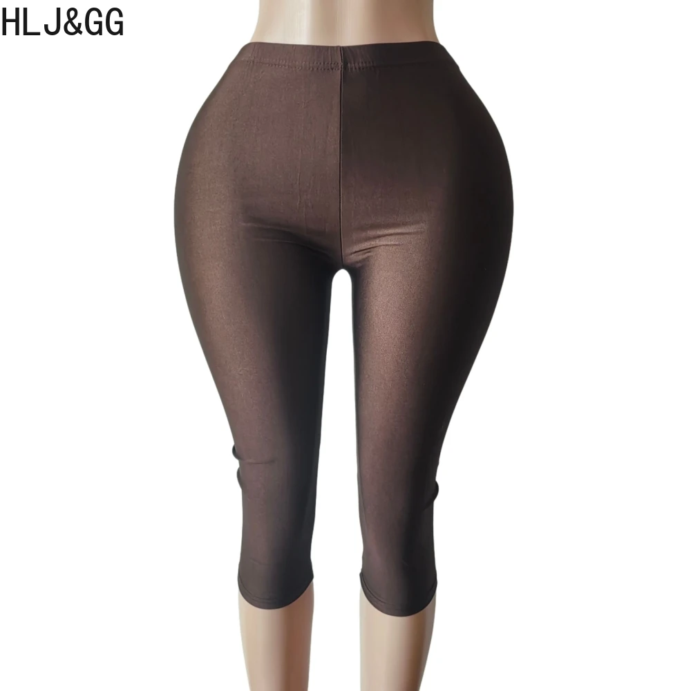 HLJ&GG Sexy Y2K Print Irregular Bandage Tube Two Piece Sets Women Off Shoulder Sleeveless Backless Top And Skinny Pants Outfits