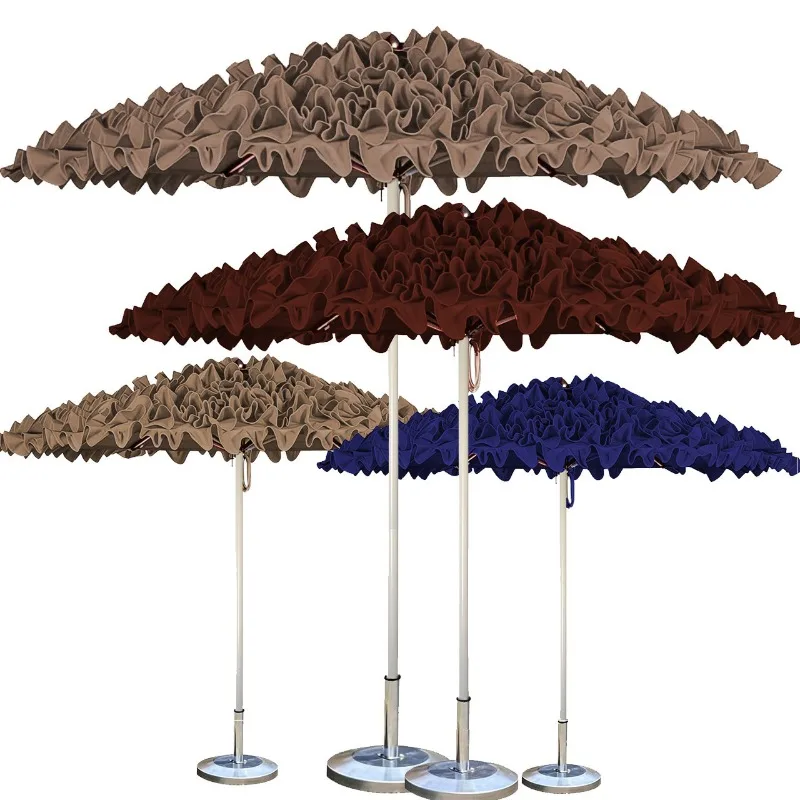 Outdoor parasol Sun umbrella outside the hotel