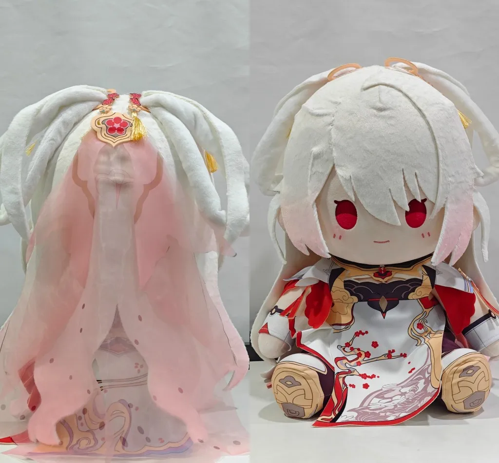 ゲーム Honkai Impact 3 テレサ・アポカリプス 月の誓い: 赤い愛 座りぬいぐるみ 40cm ドレスアップぬいぐるみ枕 おもちゃ ギフト