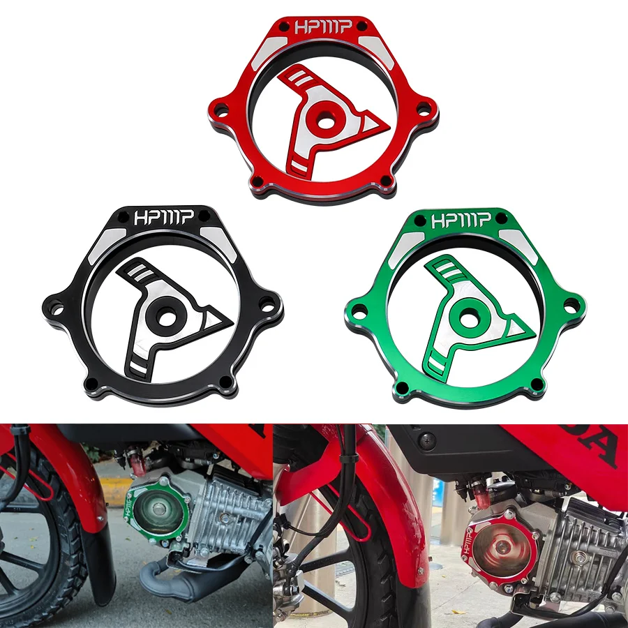 Motorcycle Front Sprocket Chain Cover Guard Protector CNC Aluminum Accessories Fit For Honda Cross Cub110 CC110