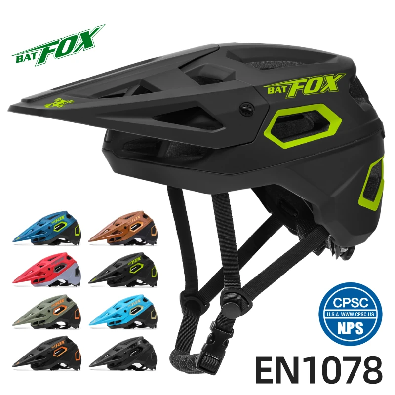 

BATFOX Cycling Helmet Bicycle Ultralight Adjustable Helmet Electric Bike Scooter Men Women MTB Road Helmets