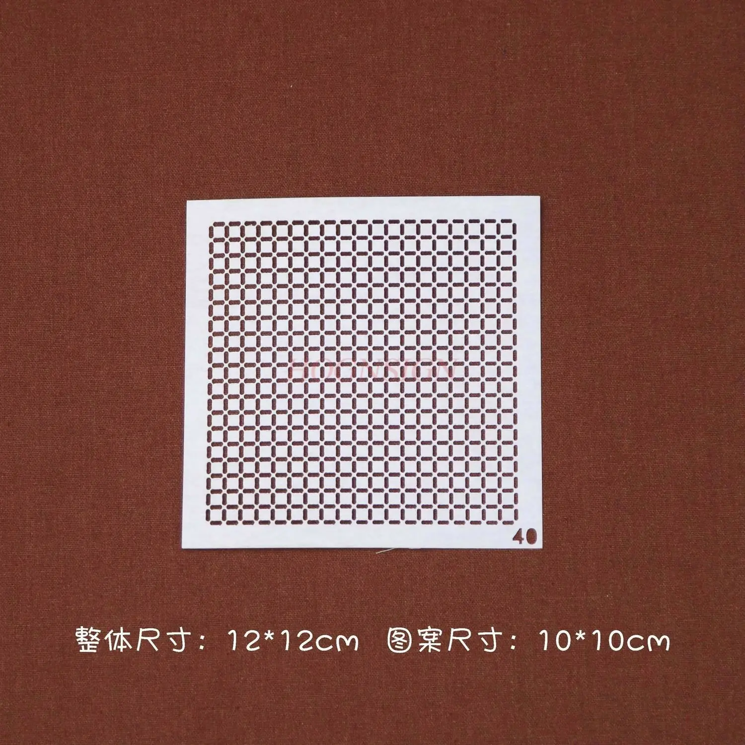 1 قطعة غرزة التطريز قالب ناعم نمط إبداعي شكل هندسي قالب التطريز اليدوي قابلة لإعادة الاستخدام #4