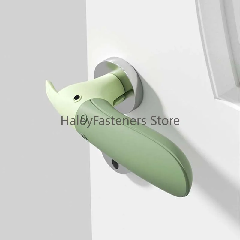 Bedroom Window Toilet Door Handle Sheath Anti-static Handle Anti-collision Mat Room Anti-skid Silicone Protective Cover Door