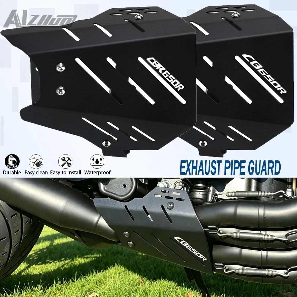 Fits for Honda CB 650R ABS CB650R Motorcycle Exhaust Front Interface Frame Protective Shield Guard 2019 2020 2021 2022 2023 2024