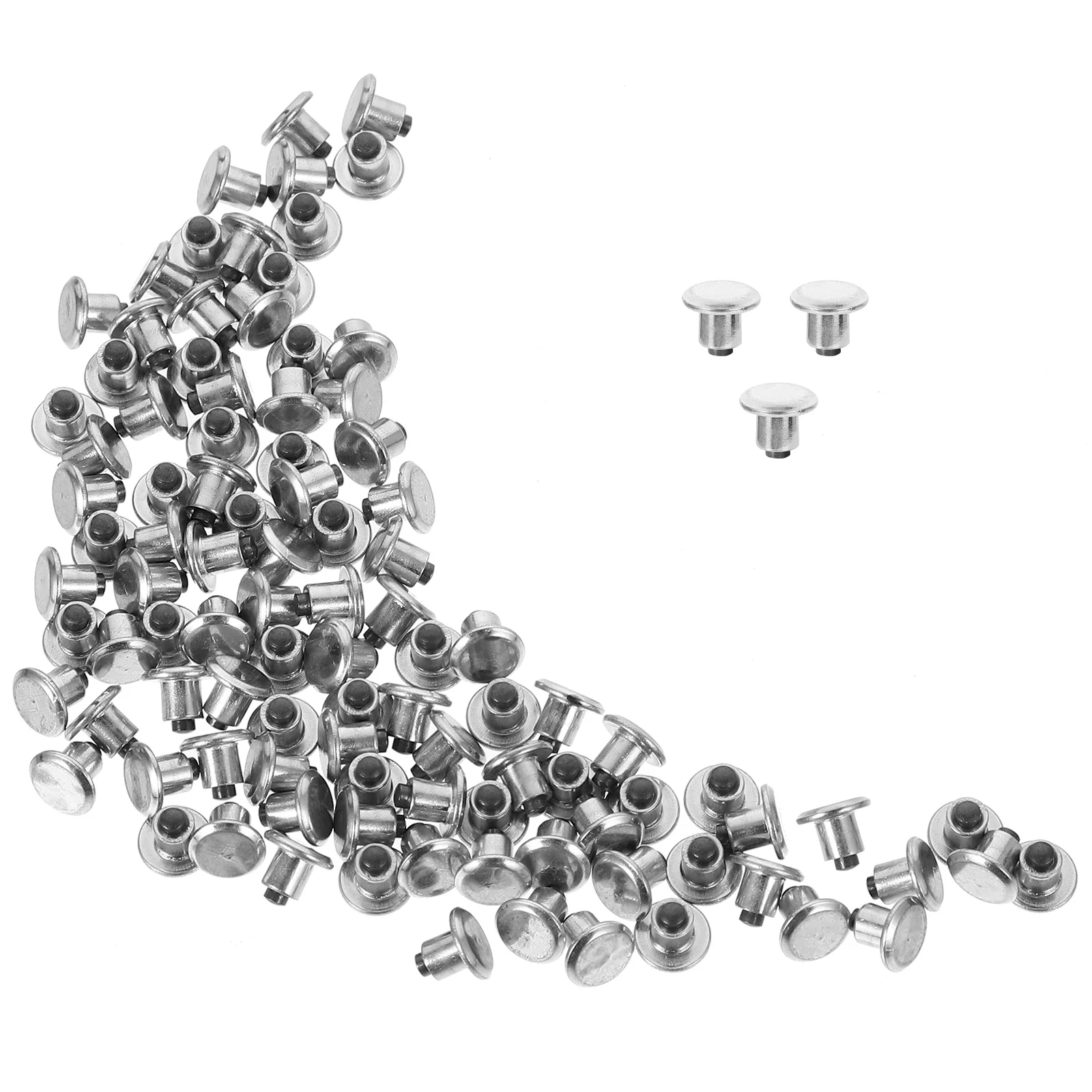 100 Pcs Tires Car Anti-skid Winter Spikes Stud for Motorcycle Snow SUV ATV Truck Wheel Silver Screw