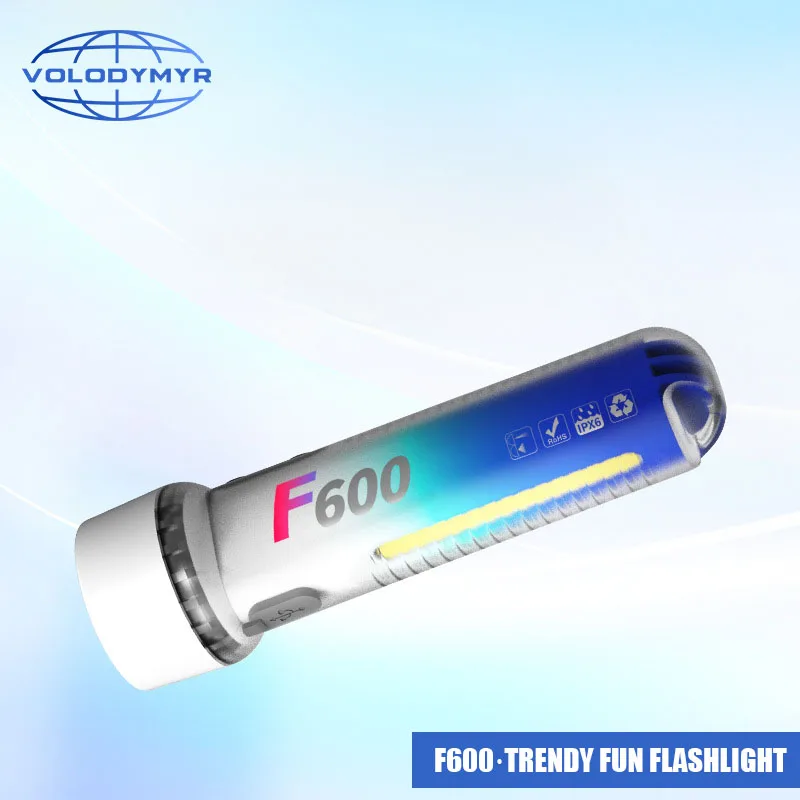 

VOLODYMYR High Brightness Multi-Function Flashlight Rechargeable Ultra Bright Outdoor Portable LED Spotlight Work Light