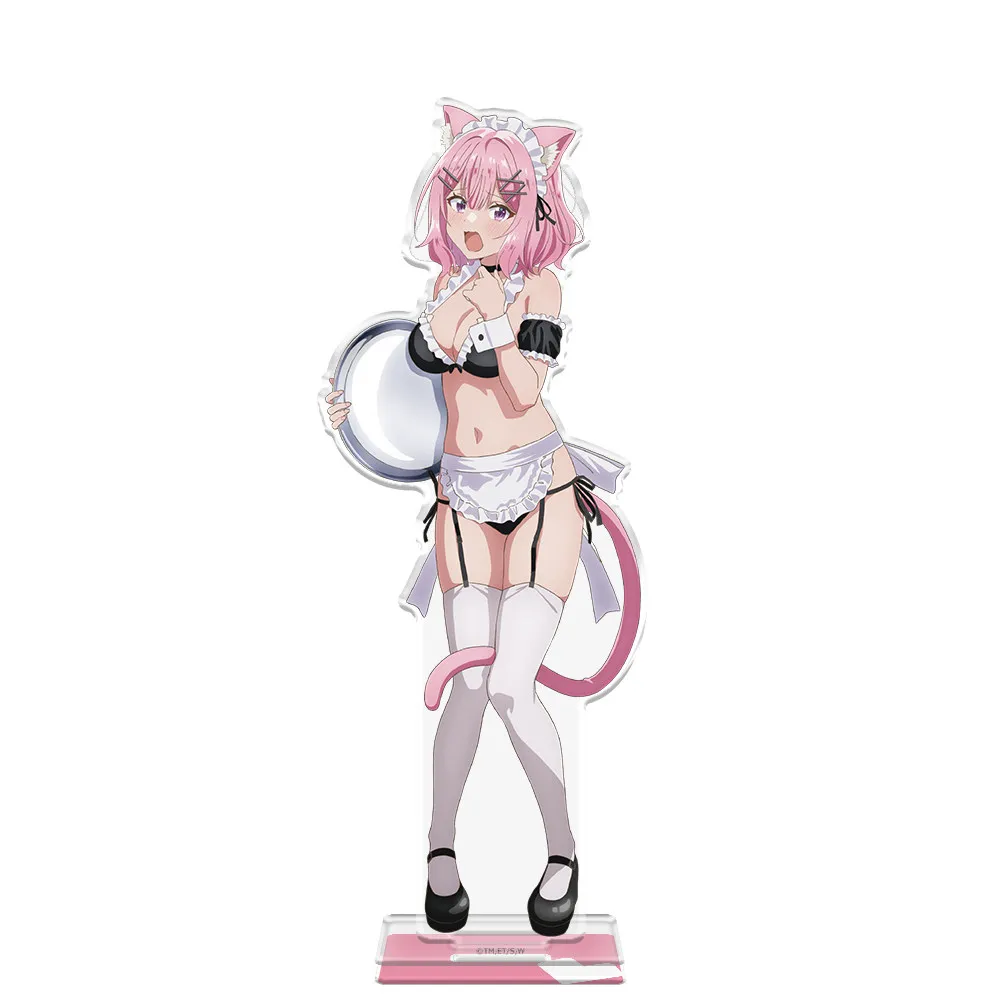 15cm Anime There's No Freaking Way I'll be Your Lover! Unless Keychain Acrylic Stand Model Figure Cosplay Character Gifts De