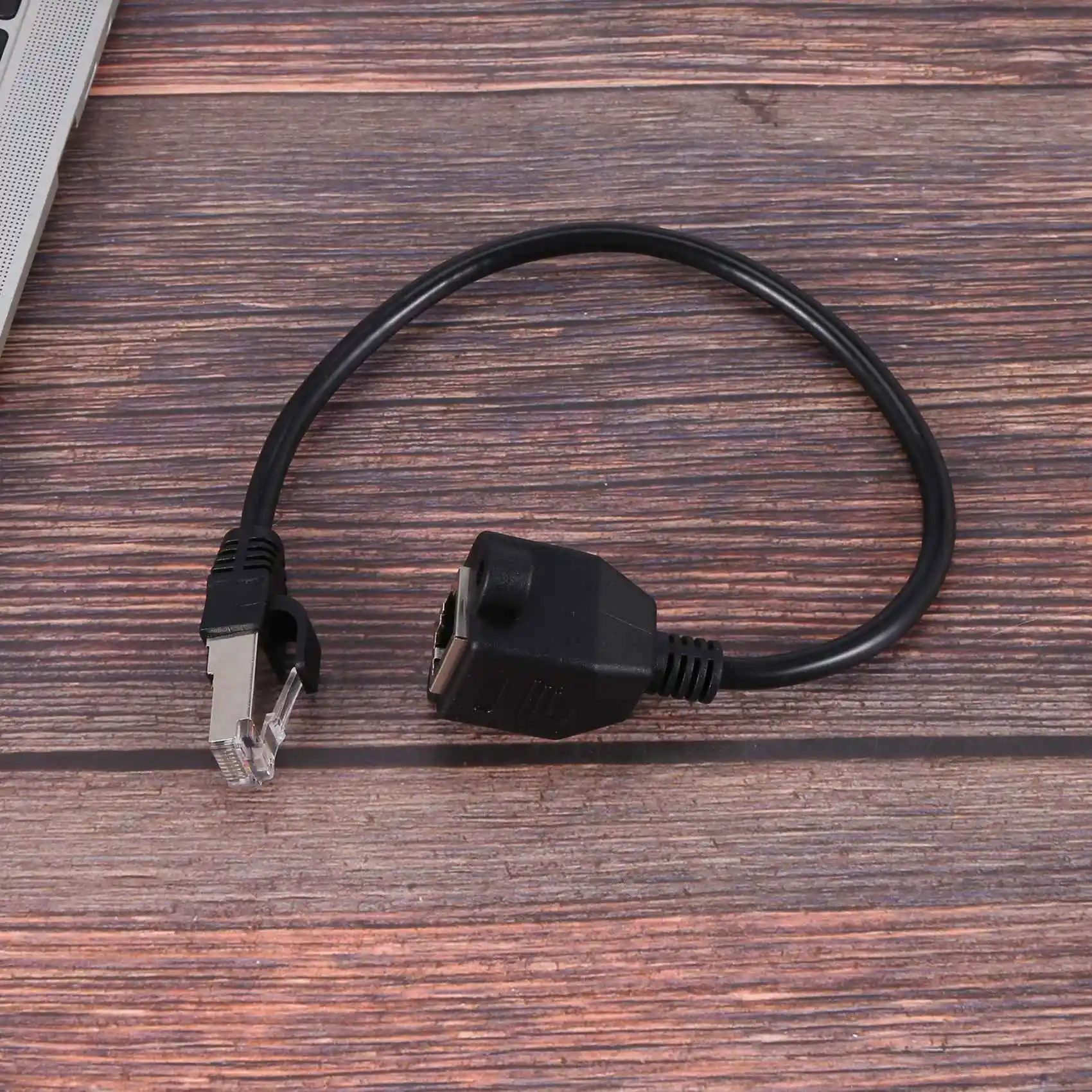 【Extension cord】 RJ45 Female to Male Adapter Network Extension Cable Panel Mount 27cm