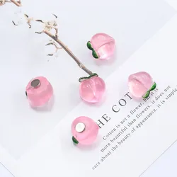 5/10pcs Peach Fruit Fridge Magnet Stickers Refrigerator Message Note Resin Cartoon Home Decoration Gift Photo Wall Decorative