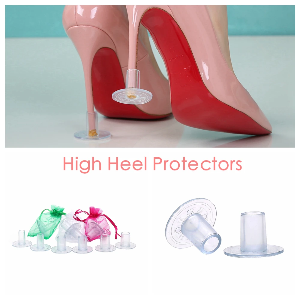 

50-парные защитные чехлы на высоком каблуке, противоскользящие накладки на каблук, чехлы на каблук для свадебной вечеринки, тонущие на траве, трещины
