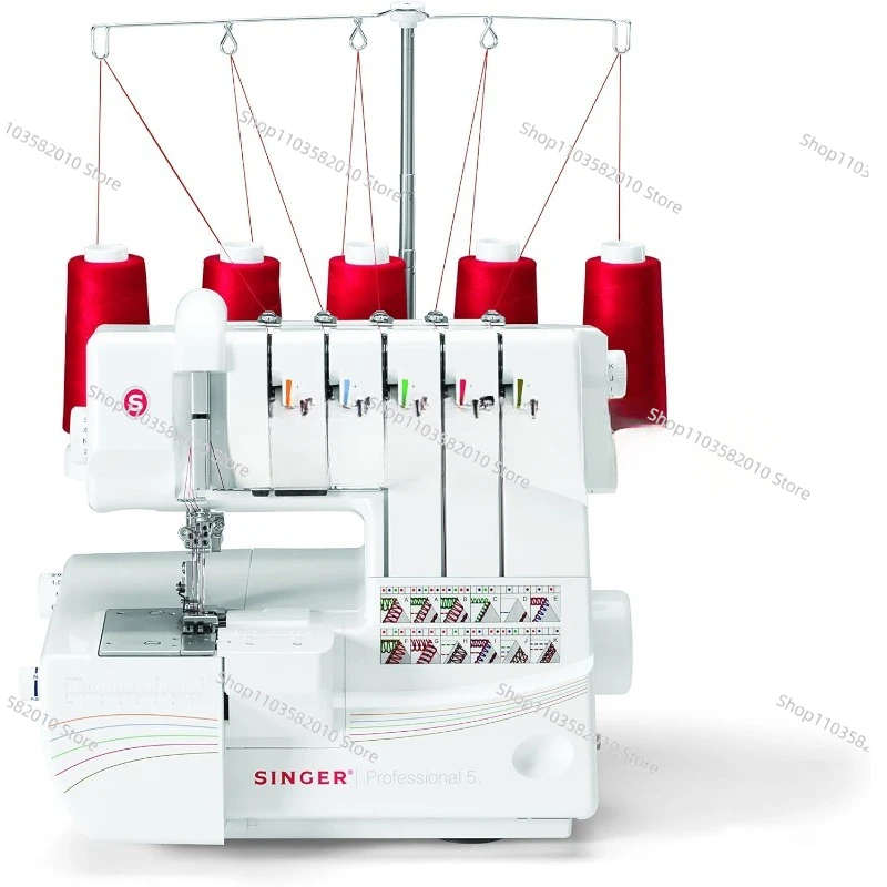 Professional 14T968DC Serger Overlock with 2-3-4-5 Stitch Capability, 1300 Stitches Per Minute, & Self Adjusting