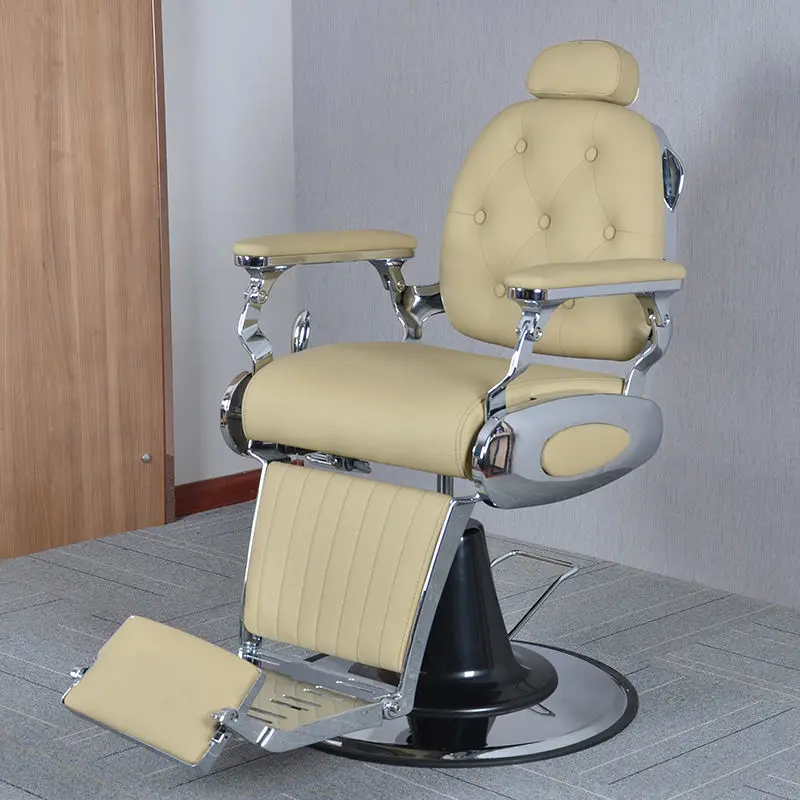 

European hair care retro cutting chair, oil head salon chair, can be lifted and reclined salon chair