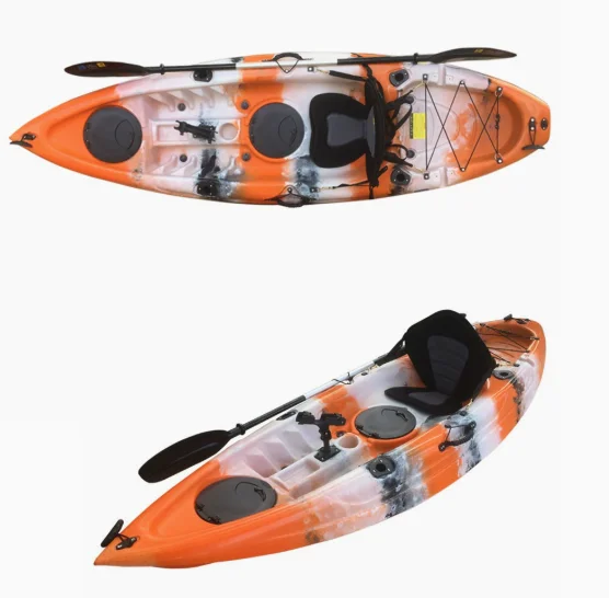 Kano-platformboot kano enkele platformboot plastic harde vissersboot