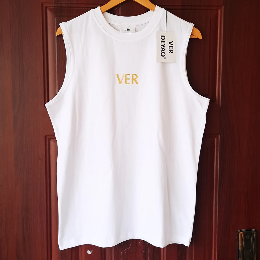 2024 Brand New Men\'s Tank Tops Vest Sleeveless Tees For Male Hooded Man Vests Tops Hip Hop Men Tank Top T shirt