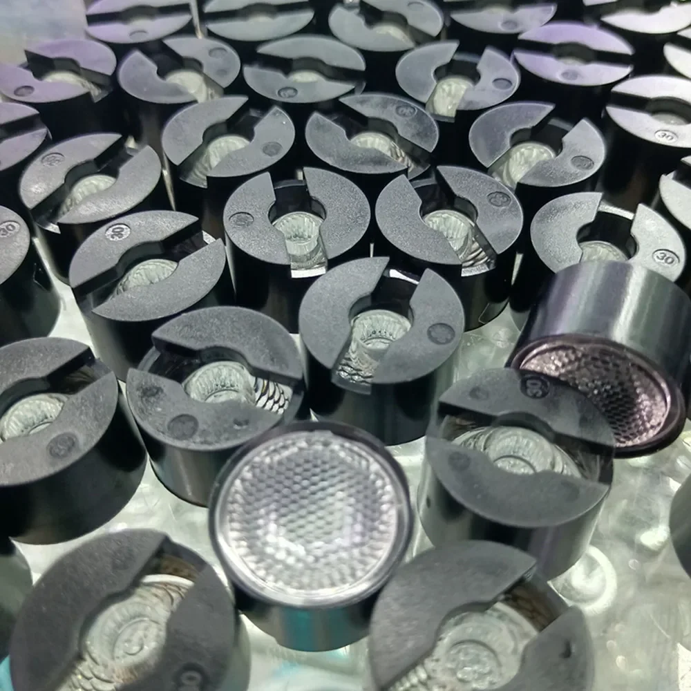 

20 мм 5/8/10/25/30/60/90/120 градусов оптический светодиодный отражатель из ПММА для 1 Вт, 3 Вт, 5 Вт, светодиодная лампа E27 MR16 GU10