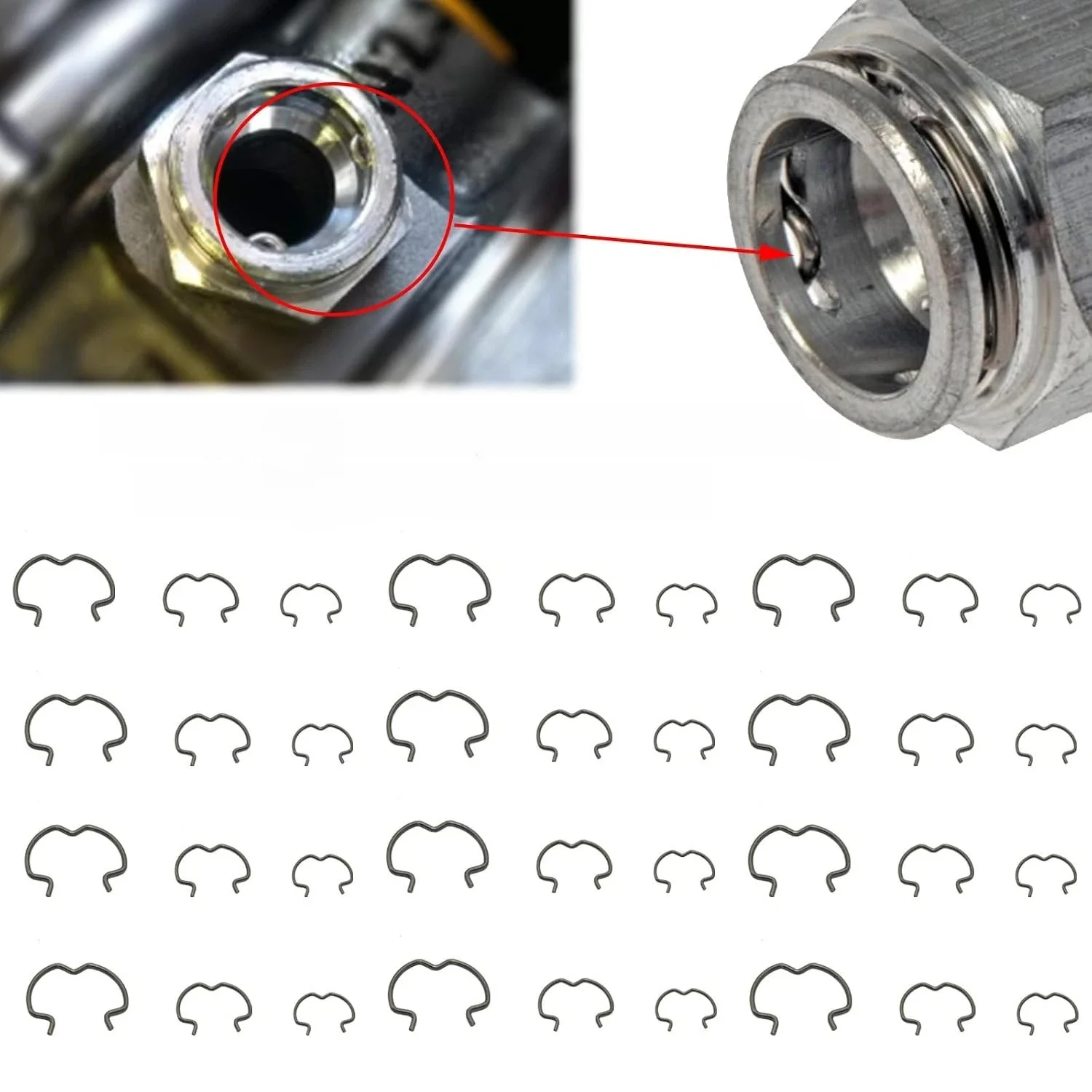 For Transmission Cooling Repair Transmission Cooler Line Clips 5 8inch Rust Resistant Design Robust And Strong Build