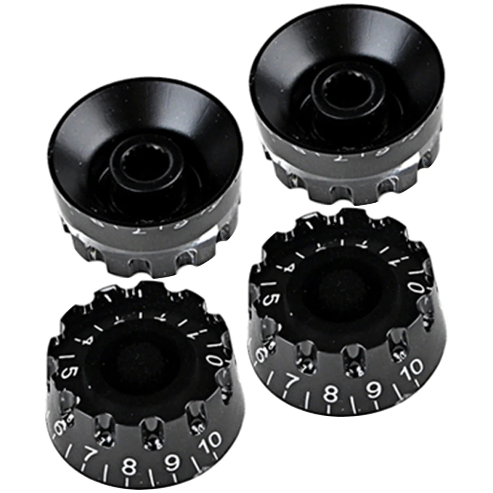 

4Pcs Guitar Volume Knobs Anti-Corrosive Durable for Electric Guitars Basses Volume Control Knob Accessory Simple Structure