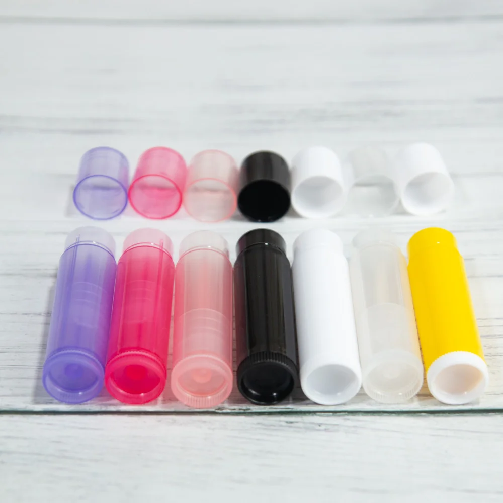 

10Pcs Plastic Chapstick Lip Gloss Tubes Lip Balm Tubes Lipstick Container Empty Cosmetic Container Travel Refillable Bottle