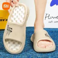 Xiaomi Summer Men Women Slippers Indoor Outdoor Sandals Beach Light EVA  Soft Sole Slides Men Flip-flops For Men's Sandals