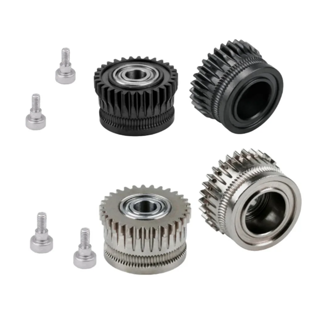 All Metal K1C-EXtruder K1- GEAR All Metal Filament Drive Gear For Creality K1- Max EXTRUDER GEAR Nickel-plated DLC High Hardness