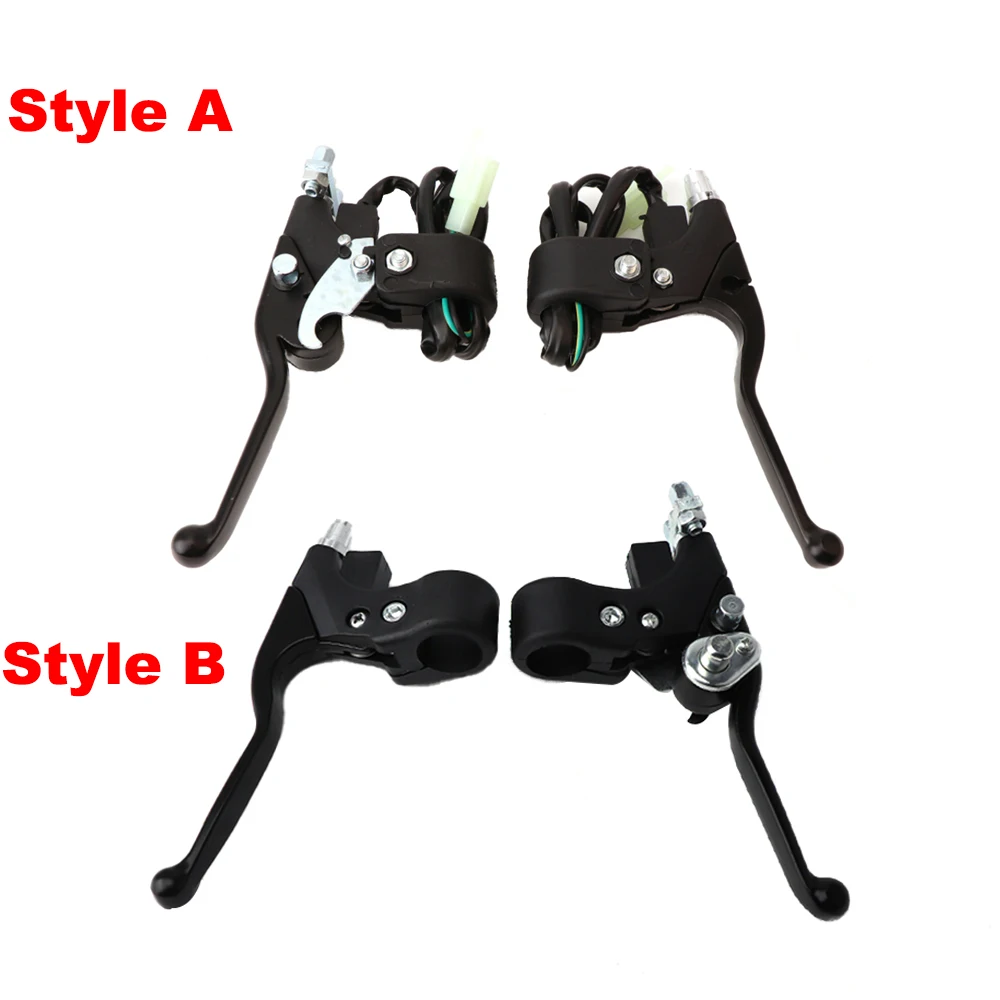 

1 pair Right Dual Twin Brake & Left Brake Lever For Water Cool Pocket Bike 47cc 49cc Mini Quad ATV