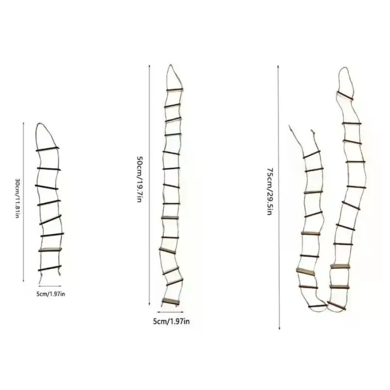 1 Stück Mini-Landschaftsdekoration mit Feenbrücke und Seilleiter, hervorragend für Haus, Hof und Fotografie-Requisite