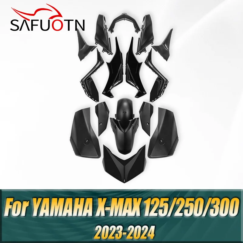

Fairings Motorcycle Injection Panel Bodywork Frame Protector Kit For Yamaha XMAX 125 250 300 2023 2024 ABS Plastic