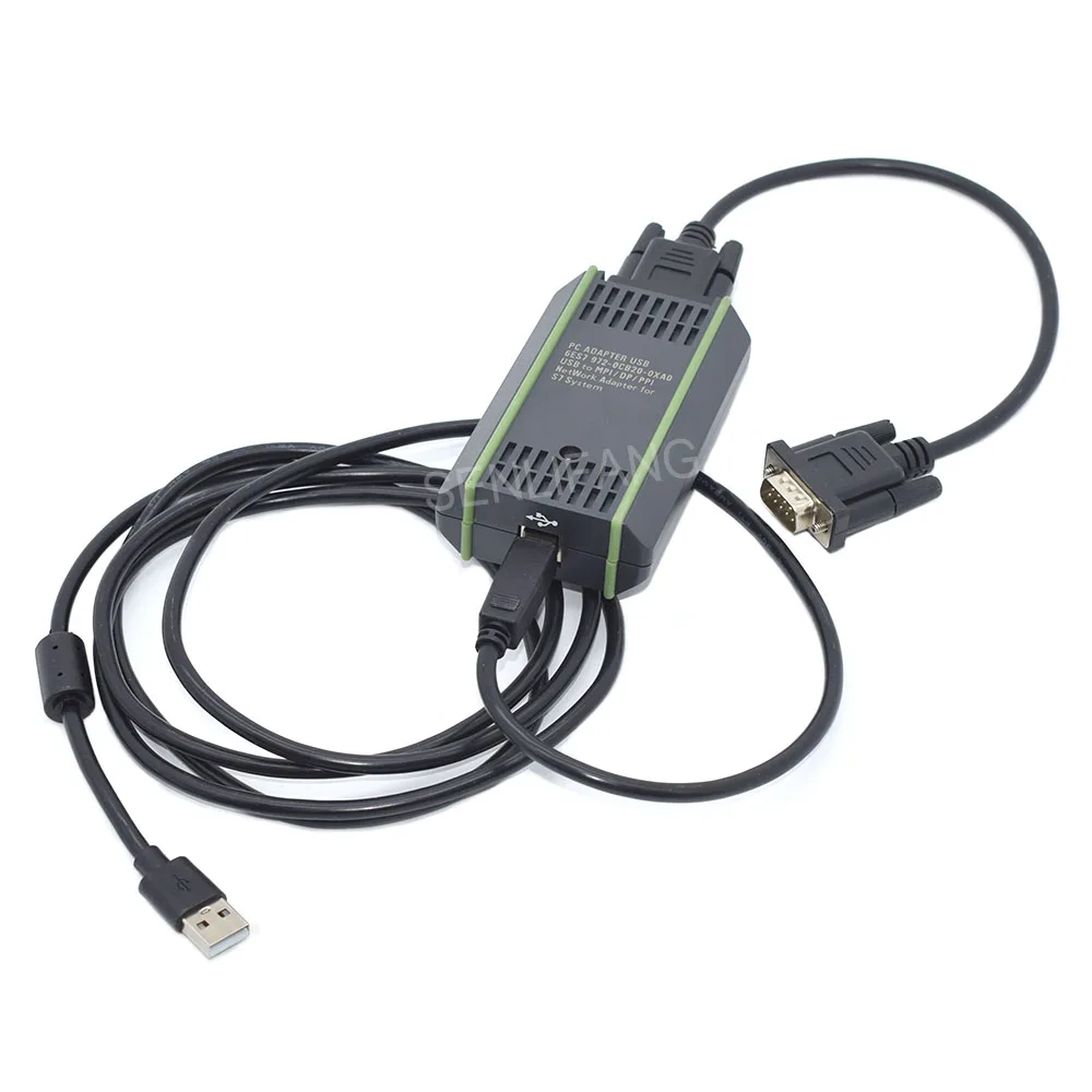 For Siemens S7-200/300/400 RS485 Profibus MPI/PPI 9Pin 6ES7972-0CB20-0XA0 PC Adapter USB Cable