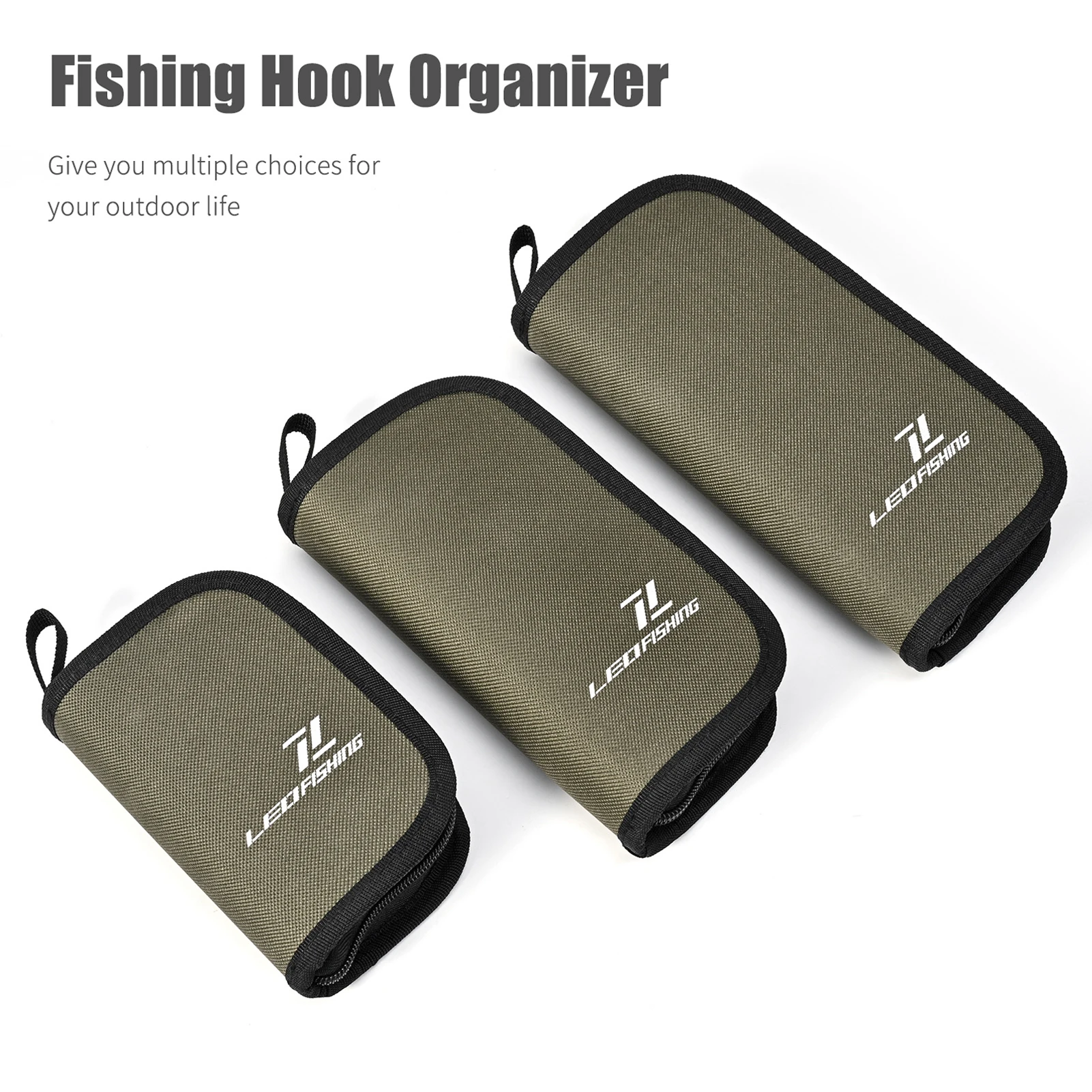 

EVA Fishing Sequins Storage Bag Fishing Hook Organizer Fishing Fly Lures Spoon Pouch Fishing Hook Organizer Pouch