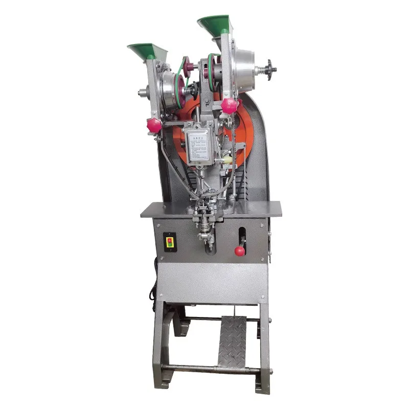 

tag gift bag canvas circuit board electric rivet machine, hardware buckle machine