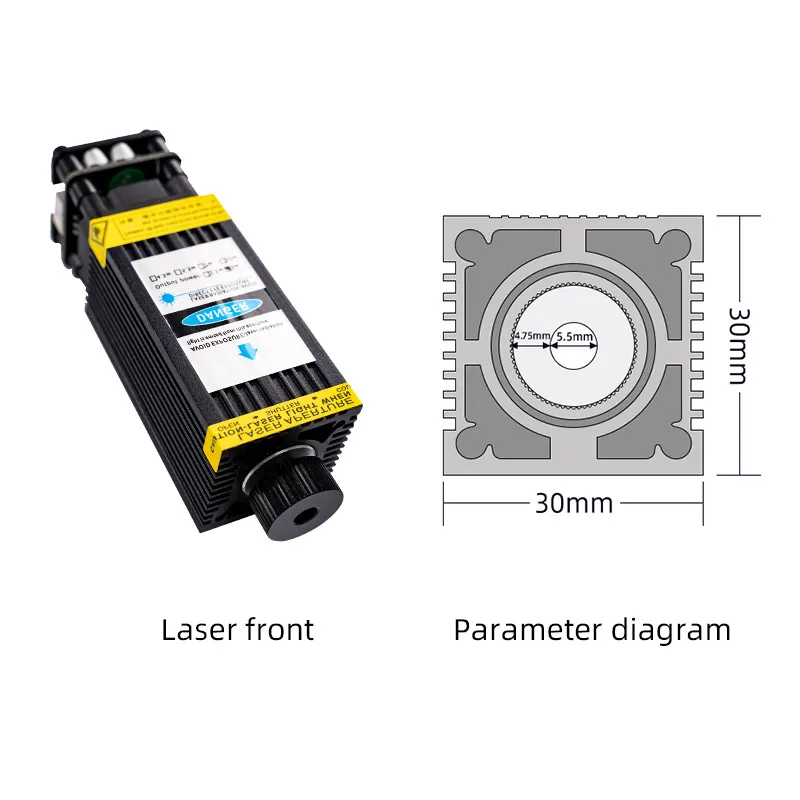 DAJA grawerowanie maszyna głowica laserowa 3W/5.5W/7W/10W/15W/30W wysokiej mocy dla Logo drewno stal plastikowa bambusowa WIFI szklana do