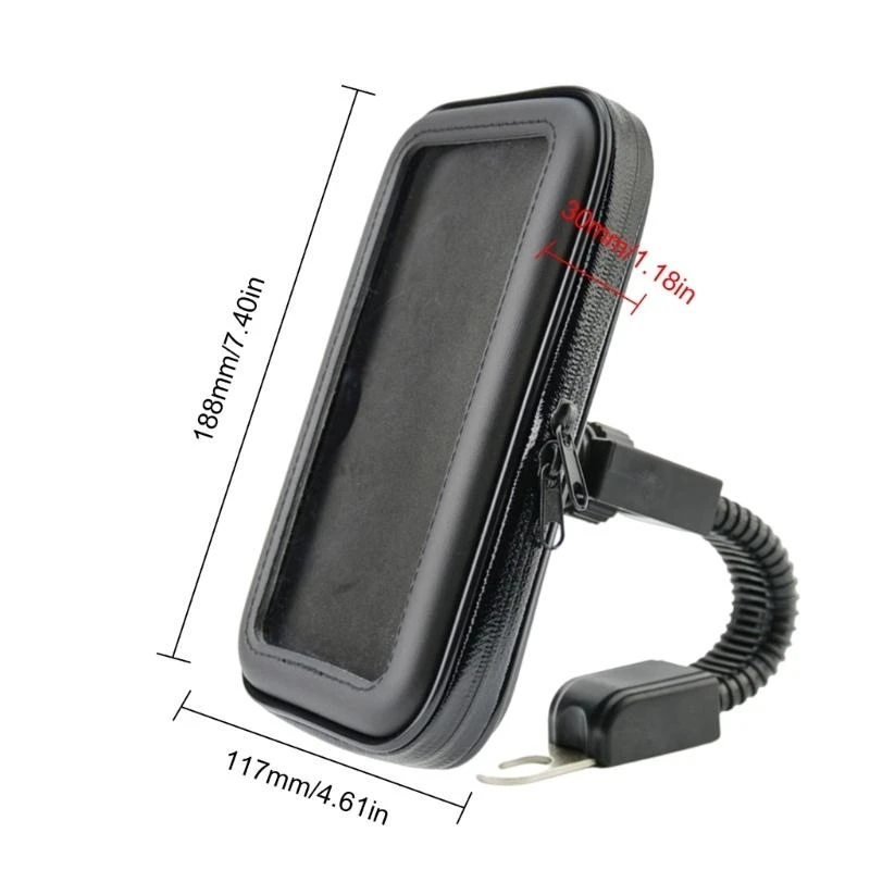 Phone Hold Waterproof & Adjustment Phone Stand Simple Install Rack