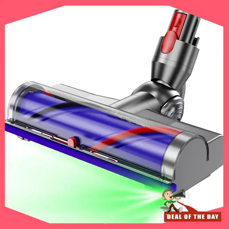 24-часовая замена чистящего средства для Dyson V7 V8 V10 V11 V15, головка с прямым приводом для ковров из паркетного пола, Attachme