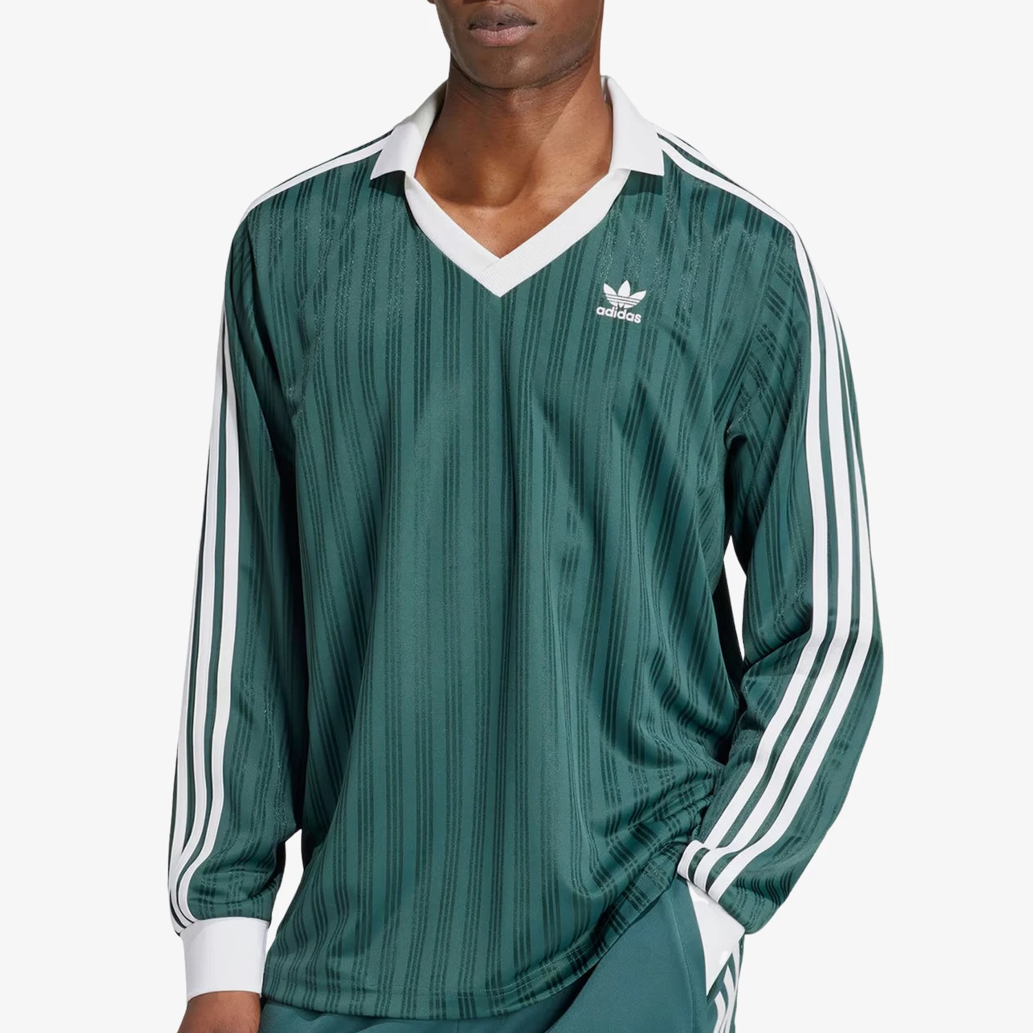 

Оригинальная мужская спортивная футболка Adidas в ретро-стиле с длинными рукавами IZ2446