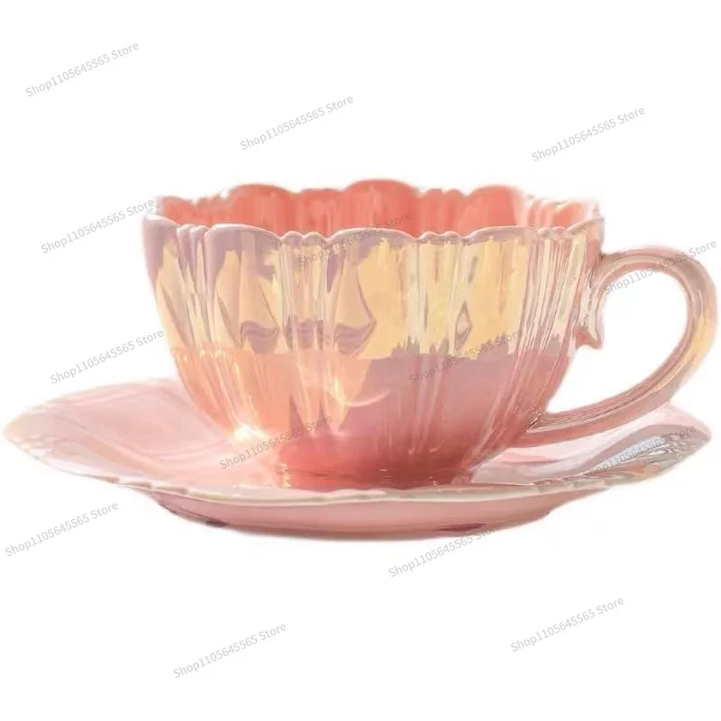 For Coffee Cup and Dish Set, Gift Ceramic Cup, Afternoon Tea, Mug Set