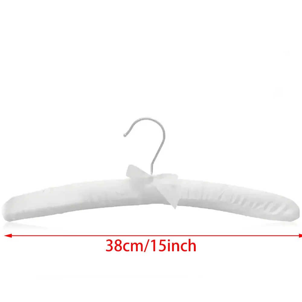 مخصص العروس فستان الزفاف شماعات مع القوس الساتان العباءات شماعات العروس لتكون الزفاف دش المشاركة العازبة الدجاجة حفلة هدية #3