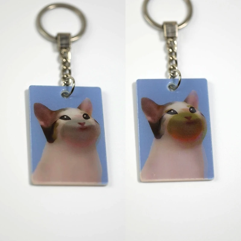 Lovely Keychain Dynamic Pendant Animal Charm Ornament Car Keyring Gift