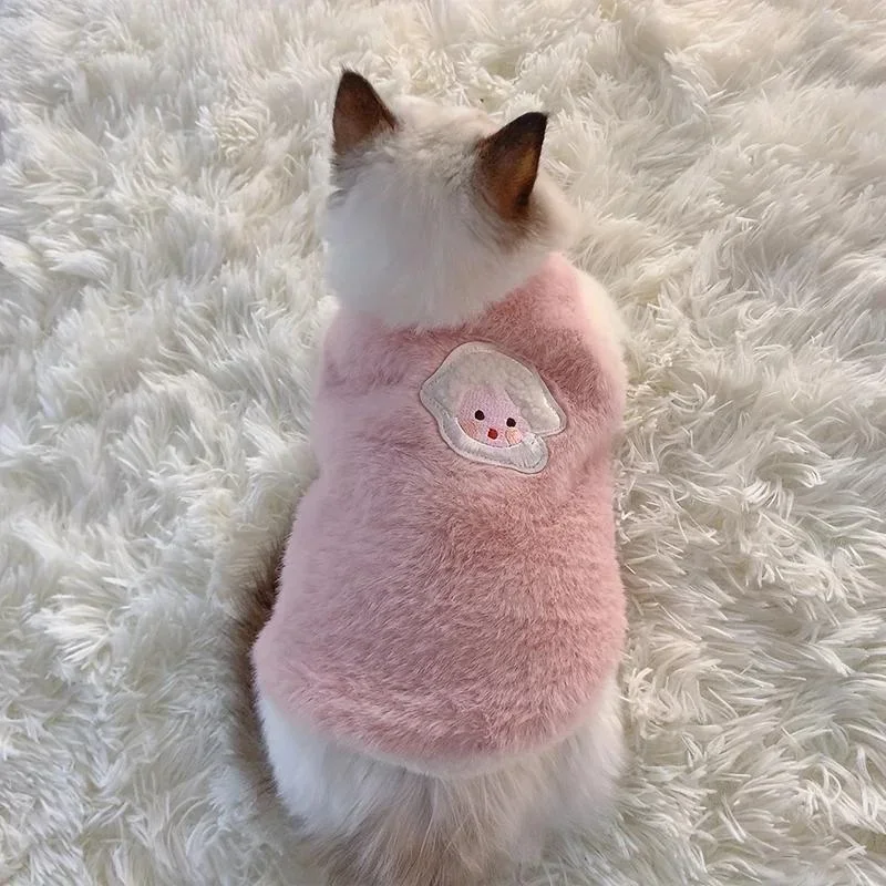 Katzenzubehör, warme Kleidung für Kätzchen im Winter, Kleidung für kleine Kätzchen, Kühlkleidung, Katzenpullover, Westen. – Detail 1