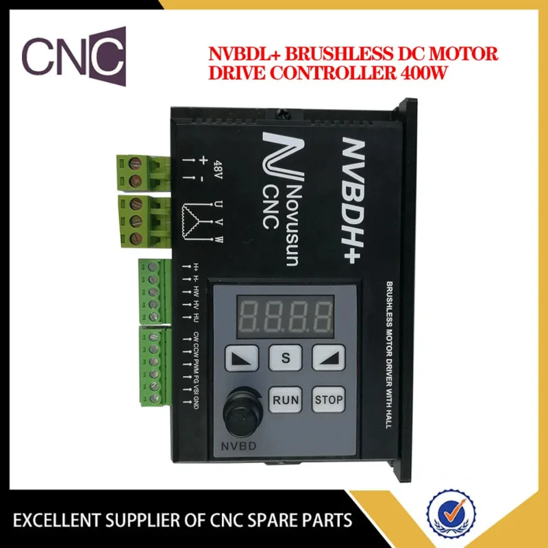 NVBDH NVBDL Brushless DC Motor Driver Controller 400W Digital display screen CNC milling machine Spindle