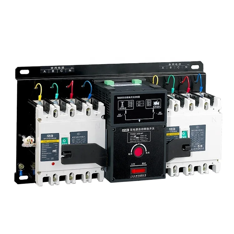 

123 Professional OEM YUYE YEQ2CA-400/4P CB Class 3P/4P 400amp Automatic Transfer Switch Chang Over Switch 3 Lines Ats Controller