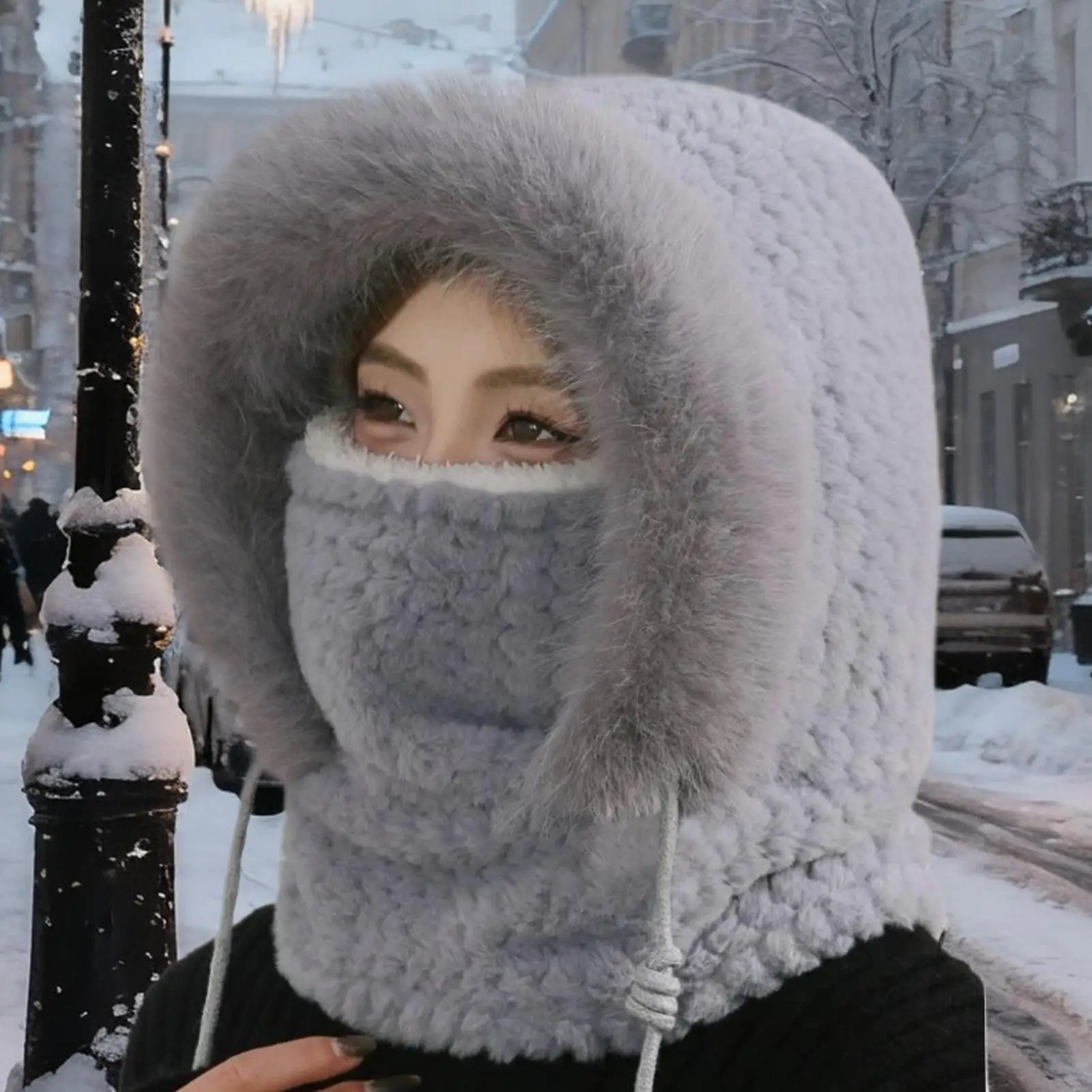 

Русские шапки для женщин, зимние теплые шапки для женщин, гибкие ветрозащитные регулируемые головные уборы для катания на лыжах, бега, пешего туризма