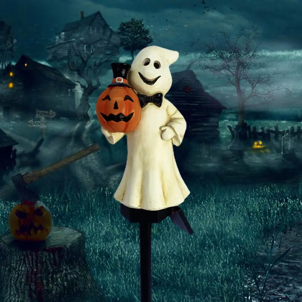 مجموعة فانوس اليقطين المقاوم للماء ، أضواء شمسية ، ضوء قبعة للحديقة ، ديكور المسار ، أدى للعشب ، هالوين #6