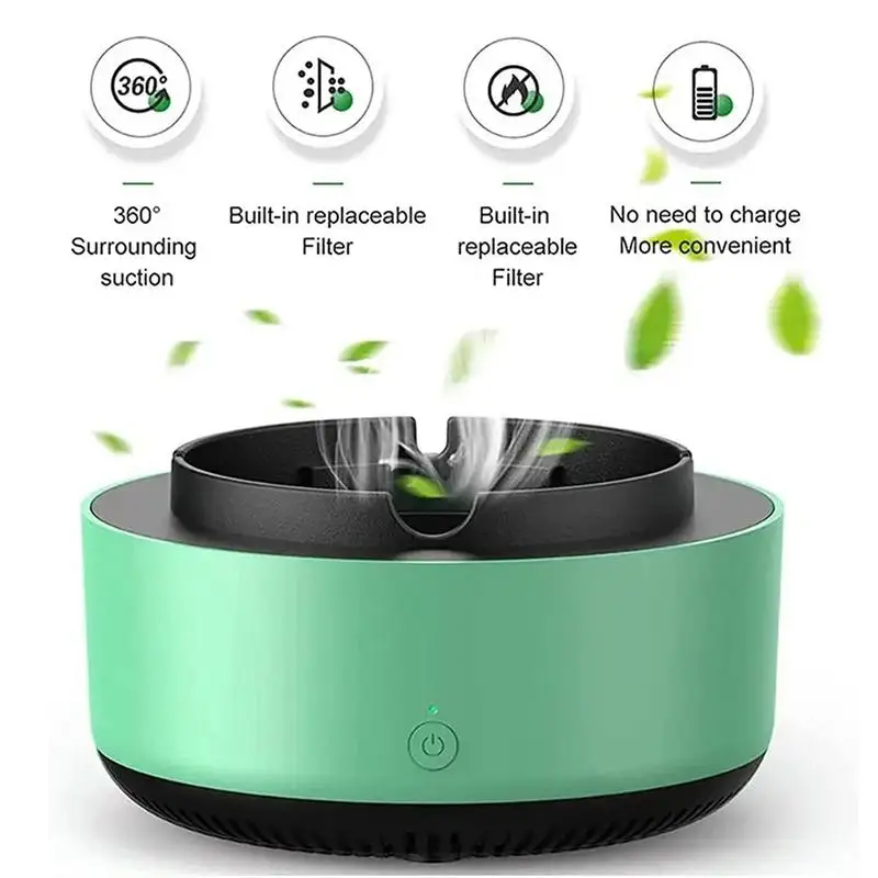 Smokeless Ashtray Creative Smart Smokeless Ashtray Multifunctional Air Purifier Ashtray Smoke Vacuum Cleaner Tools Accessories